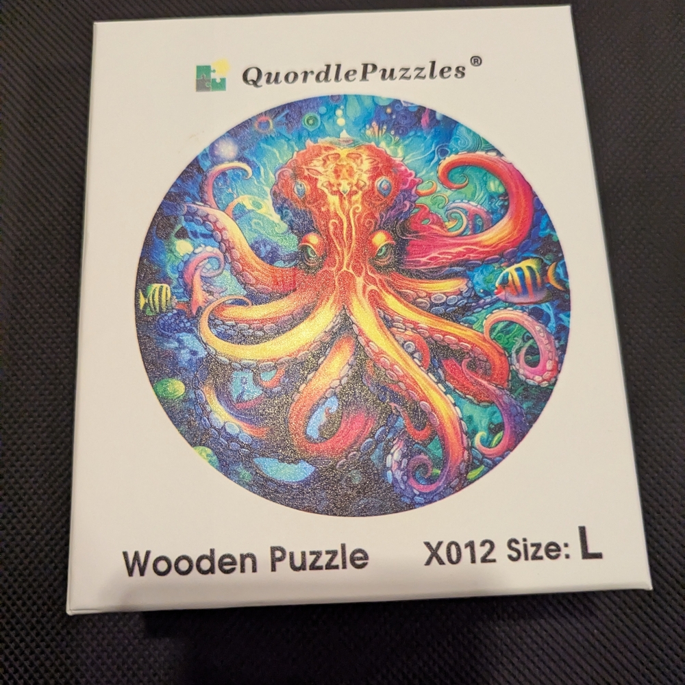 Colorful Octopus Wooden Puzzle